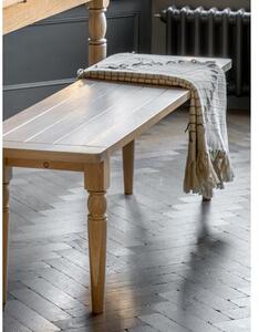 Ręcznie wykonana ławka z drewna Eton