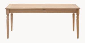 Ręcznie wykonany stół do jadalni z drewna Eton, 180 - 230 x 95 cm