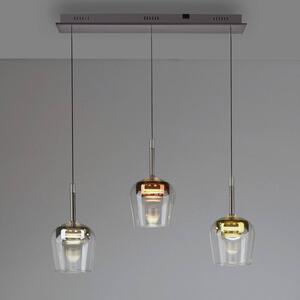 Q-Smart-Home Inteligentna lampa wisząca Q-Kon, możliwość ściemniania, multikolor, salon / jadalnia, szkło, nowoczesny