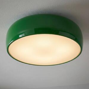 FLOS Lampa sufitowa designerska SMITHFIELD C, możliwość ściemniania, zielony, salon / jadalnia, aluminium, design