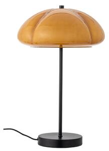 Lampa stołowa w kolorze ochry ze szklanym kloszem (wysokość 46,5 cm) Kinoko – Bloomingville