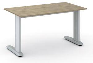 Biurko PRIMO FLEXIBLE 1400 x 800 mm, dąb naturalny