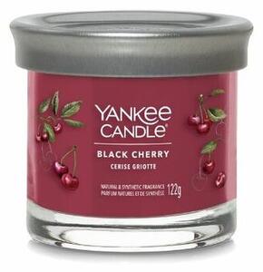 Yankee Candle świeczka zapachowa Signature Tumbler w szkle mała Black Cherry, 122 g