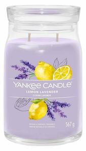 Yankee Candle świeczka zapachowa Signature w szkle duża Lemon Lavender, 567 g