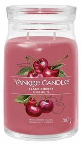 Yankee Candle świeczka zapachowa Signature w szkle duża Black Cherry, 567 g
