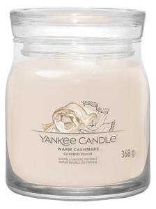 Yankee Candle świeczka zapachowa Signature w szkle średnia Warm Cashmere, 368 g