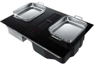 Płyta indukcyjna z wbudowanym okapem SAMSUNG CC90H84JADUR