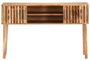 Stolik konsolowy, 120 x 35 x 76 cm, lite drewno akacjowe