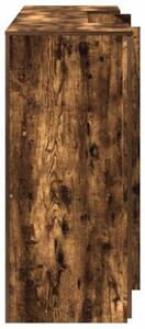 Biurko recepcyjne dÄ b wÄdzony 200x50x103,5 cm drewno klejone