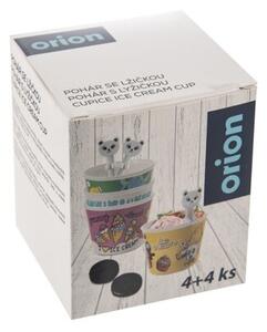 Orion 8-częściowy zestaw kubków z łyżeczką, 300 ml