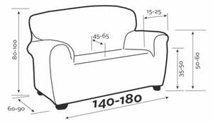 Pokrowiec na siedzenie IRPIN beżowy140-180 cm, 140 - 180 cm