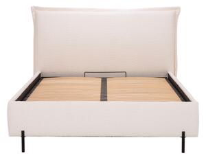 Łóżko tapicerowane boucle FERRO 160x200 cm
