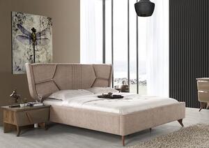 Łóżko tapicerowane z pojemnikiem Torca