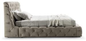 Łóżko tapicerowane z pojemnikiem Volparo
