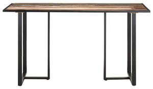 Stół jadalniany, 140 cm, lite drewno z odzysku