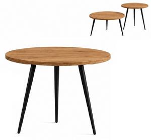 Stolik 80 cm okrągły nierozkładany, nogi Metalowe „ Szpilki ” | ArtD Home