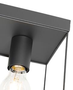 Minimalistyczna lampa sufitowa czarna 4-punktowa - Kodi Oswietlenie wewnetrzne