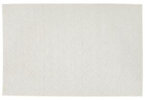 Dywan wełniany 160 x 230 cm geometryczny splot złamana biel Ellek Beliani