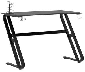 Czarne nowoczesne biurko do grania - Kano
