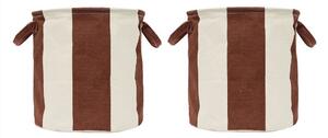 Tekstylne koszyki zestaw 2 szt. ø 32x32 cm Kara – OYOY Living Design