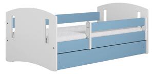 Łóżko dla chłopca z szufladą Pinokio 3X 80x180 - niebieskie