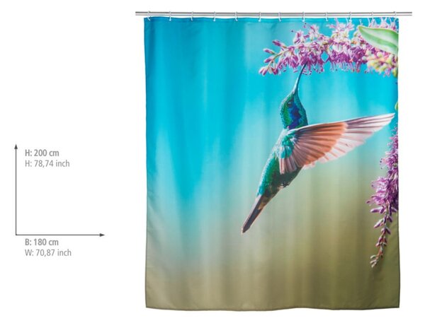 Zasłona prysznicowa 180x200 cm Managua – Wenko