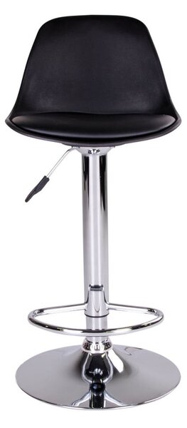 Czarne hokery obrotowe zestaw 2 szt. 82 cm Trondheim – House Nordic