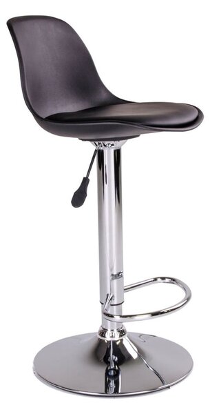 Czarne hokery obrotowe zestaw 2 szt. 82 cm Trondheim – House Nordic