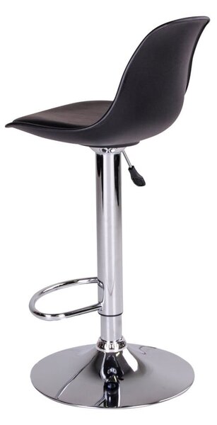Czarne hokery obrotowe zestaw 2 szt. 82 cm Trondheim – House Nordic