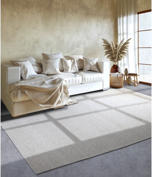 Biały wełniany dywan tkany ręcznie 80x150 cm Francois – Villeroy&Boch