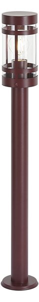 Nowoczesna lampa zewnętrzna ciemnoczerwona 80 cm IP44 - Gleam