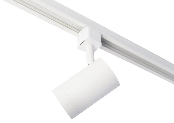 Nowoczesny system oświetlenia szynowego z 6 białymi reflektorami jednofazowymi 200 cm - Iconic Jeana