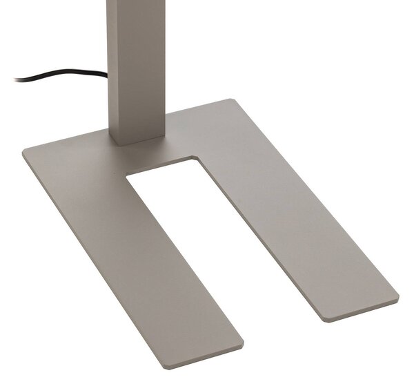 Lampa stojąca Taronis PRIOS, możliwość ściemniania, aluminiowy / szary / cynkowy, biuro, aluminium, nowoczesny