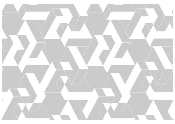 Tapeta w szare i białe wzory puzzli