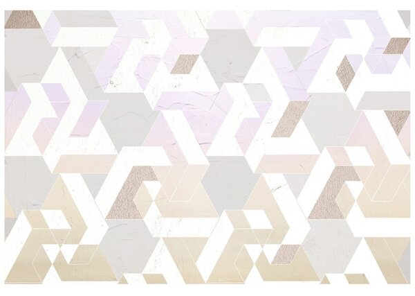 Tapeta pastelowe wzory puzzli