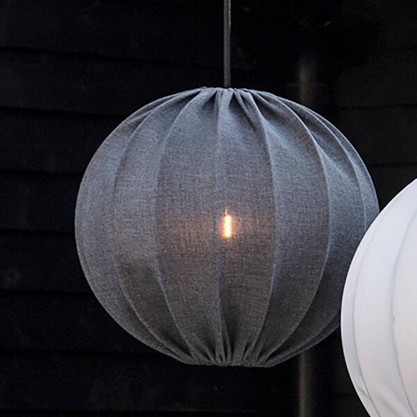 PR Home Zewnętrzna lampa wisząca Shade Alva, szara