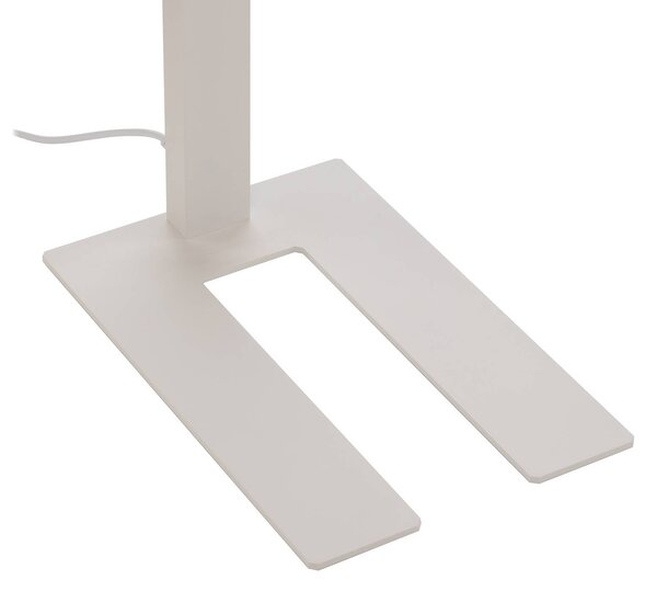 Lampa stojąca Taronis PRIOS, możliwość ściemniania, biały / opal, biuro, aluminium, nowoczesny