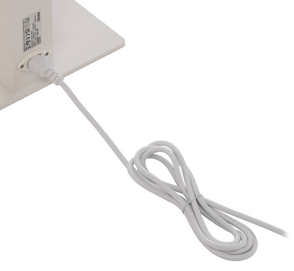 Lampa stojąca Taronis PRIOS, możliwość ściemniania, biały / opal, biuro, aluminium, nowoczesny