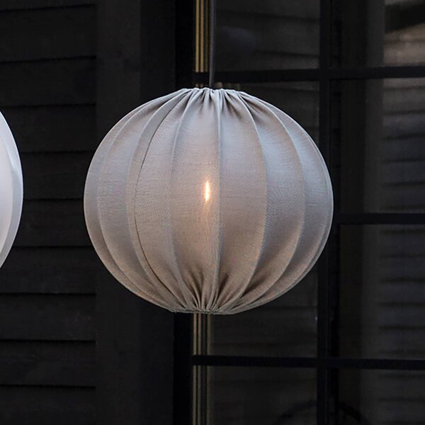 PR Home Zewnętrzna lampa wisząca Shade Alva beżowa
