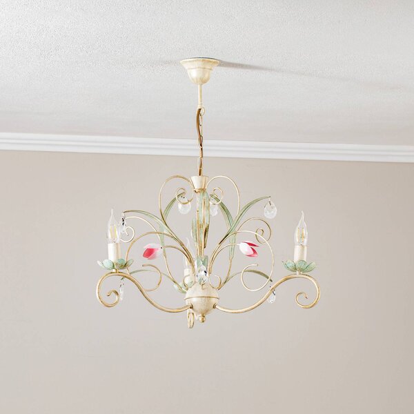 Żyrandol Florina Luminex, możliwość ściemniania, salon / jadalnia, metal, florentyński