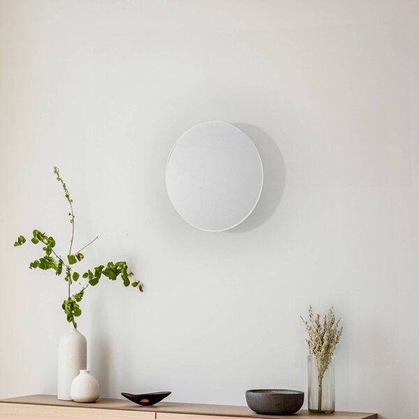 Kinkiet Lunia New TK Lighting, możliwość ściemniania, biały / opal, salon / jadalnia, metal