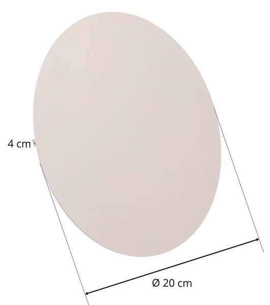 Kinkiet Lunia New TK Lighting, możliwość ściemniania, biały / opal, salon / jadalnia, metal