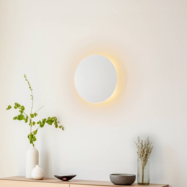 Kinkiet Lunia New TK Lighting, możliwość ściemniania, biały / opal, salon / jadalnia, metal
