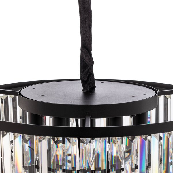 Lampa wisząca kryształowa Cristal Nowodvorski Lighting, możliwość ściemniania, przezroczysty / transparentny, salon / jadalnia, szkło