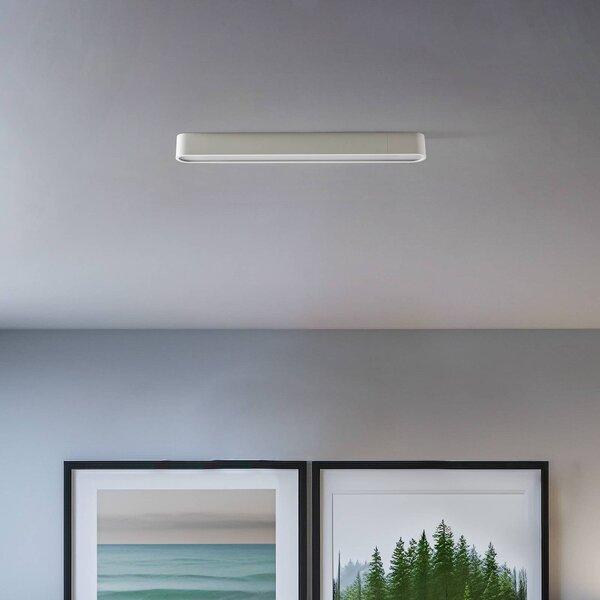 Lampa sufitowa Soft Nowodvorski Lighting, biały / opal, salon / jadalnia, aluminium, nowoczesny
