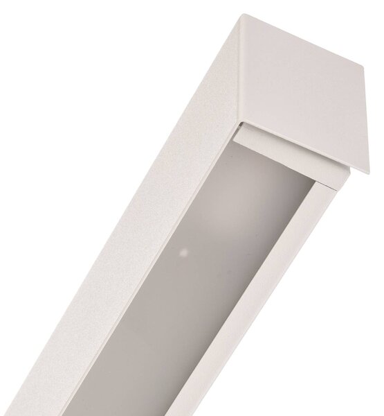 Kinkiet LED Straight L Nowodvorski Lighting, biały / opal, salon / jadalnia, metal, nowoczesny