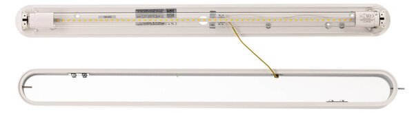 Lampa sufitowa Soft Nowodvorski Lighting, biały / opal, salon / jadalnia, aluminium, nowoczesny