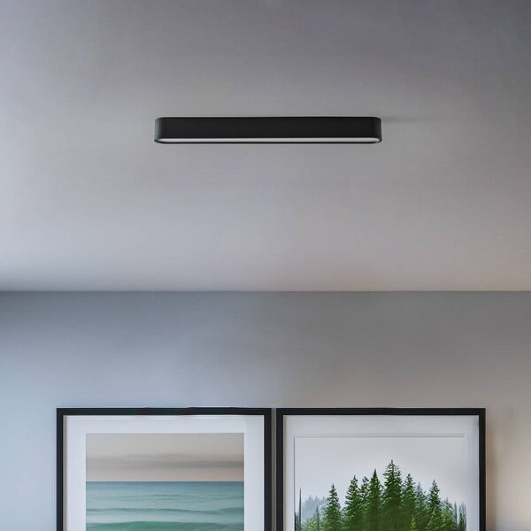 Lampa sufitowa Soft Nowodvorski Lighting, czarny, salon / jadalnia, aluminium, nowoczesny