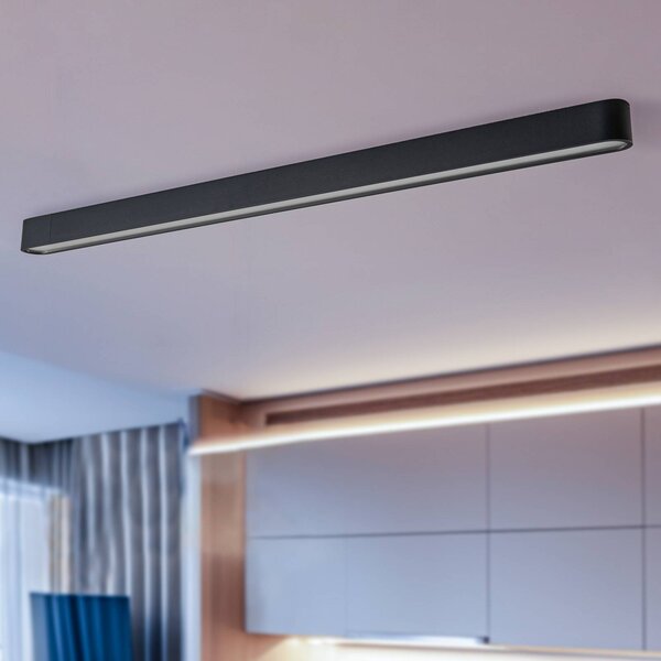Lampa sufitowa Soft Nowodvorski Lighting, czarny, salon / jadalnia, aluminium, nowoczesny