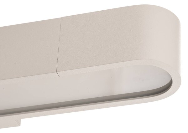 Kinkiet Soft Nowodvorski Lighting, biały / opal, salon / jadalnia, aluminium, nowoczesny